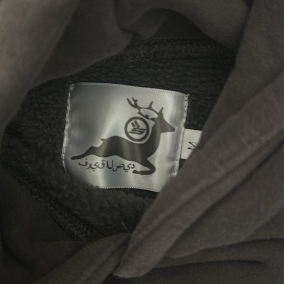 Sicko Born With Pain Gray & Black Bulletproof Hoodie, size medium replica - Picture 3 of 3